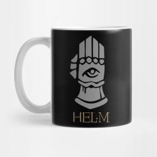 Symbol of Helm DnD Dragon God of Justice. Baldurs gate 3. Mug